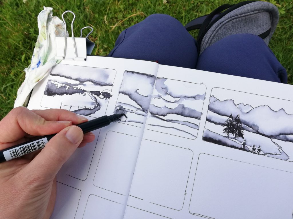 Sketching im Blauen Land